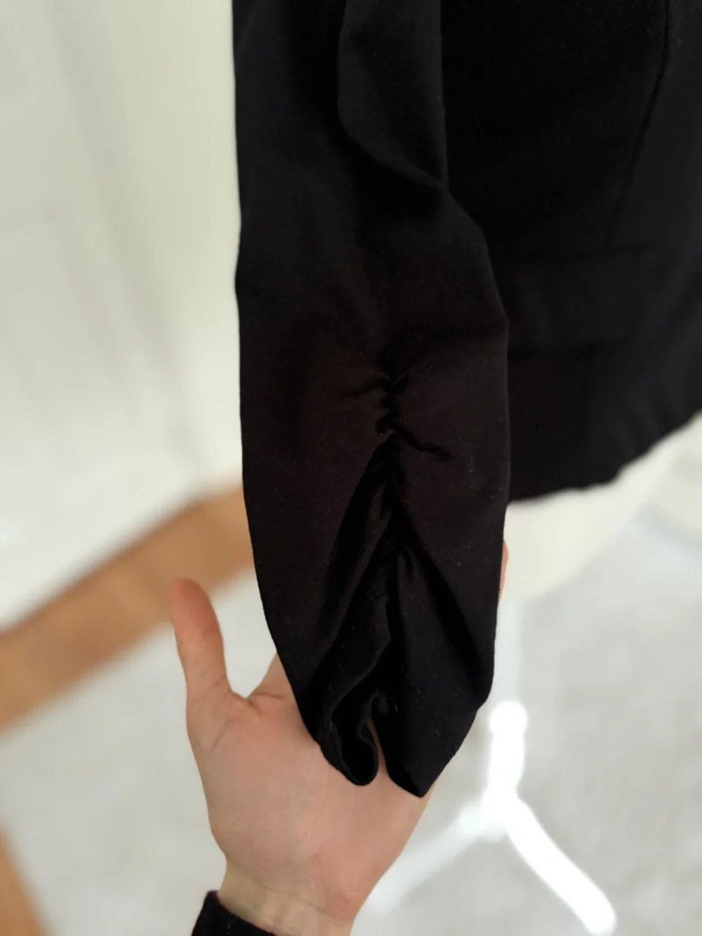 Charlotte Russe Black Fitted Blazer Jacket Size XS Made in USA - Picture 2 of 3